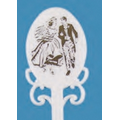 Charm Stix Molded Bride & Groom Drink Stirrer